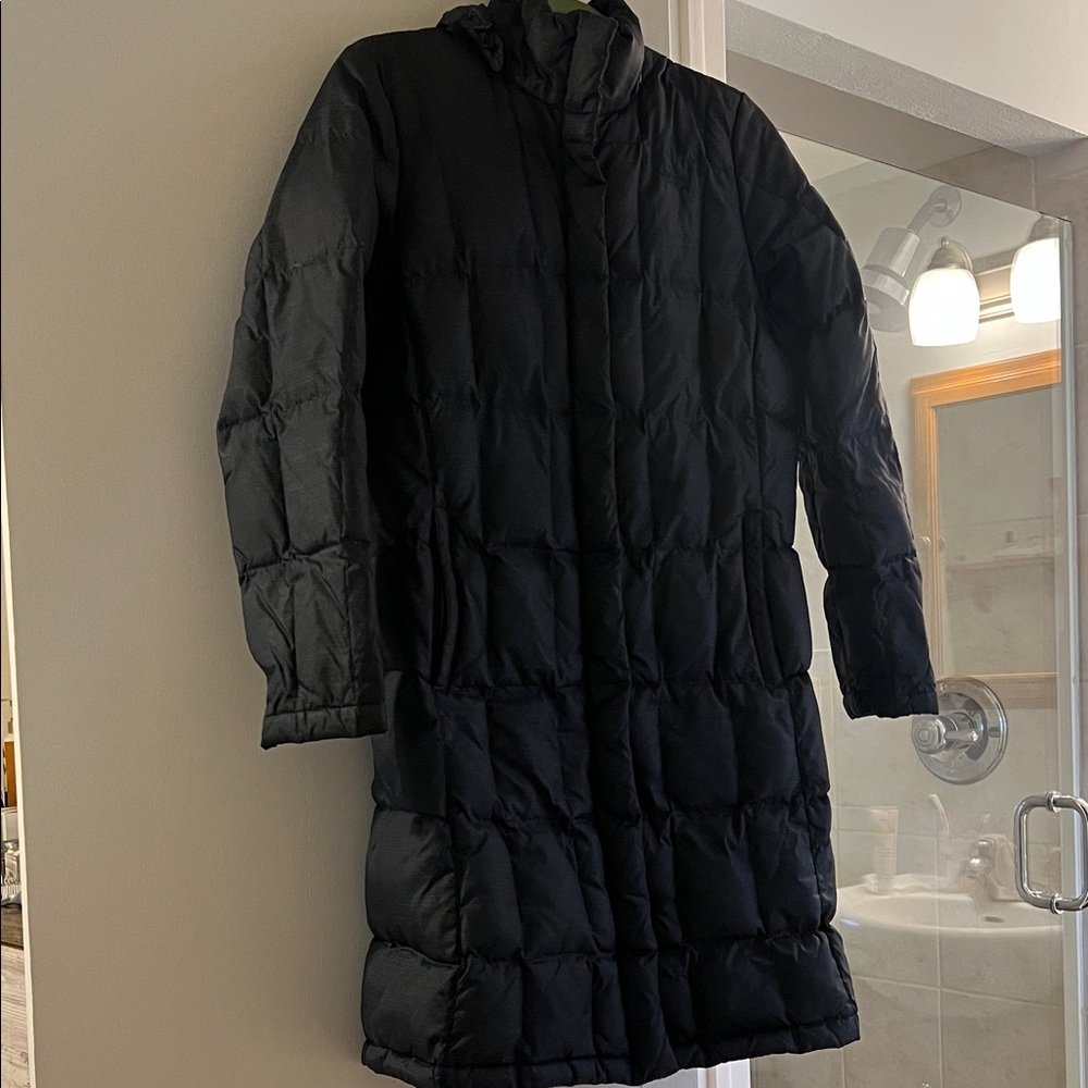 Women's Dark Blue North Face 550 Parka